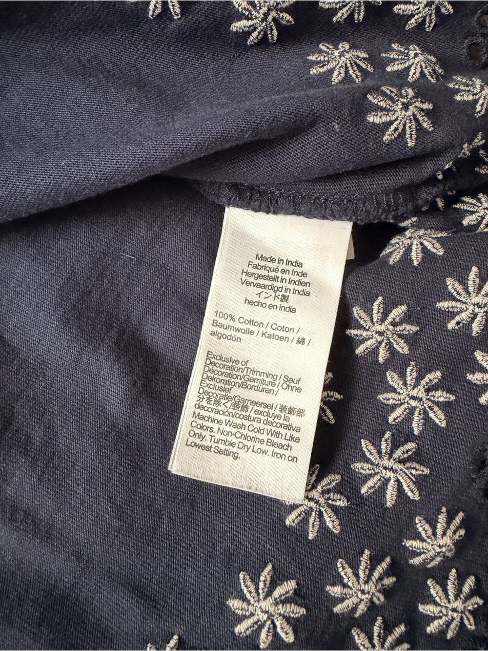 • J. Crew • Premium-weight relaxed scalloped T-shirt - Picture 6 of 6